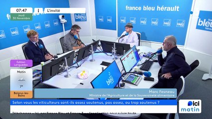 Marc Fesneau, ministre de l'agriculture