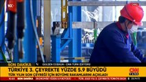 Son dakika! 3. çeyrek büyüme rakamları açıklandı