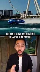 La COP28 en voiture de sport nautique à Dubaï !