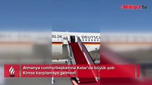 Almanya cumhurbaşkanına Katar'da büyük şok! Kimse karşılamaya gelmedi