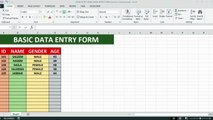 Data Entry using Form in Microsoft Excel  Data Entry in Excel