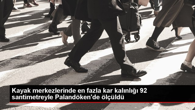 Palandöken'de Kar Kalınlığı Rekor Seviyede