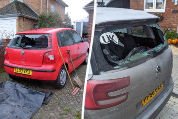 "I'm worried for my safety after showing support for refugees - my car windows were smashed in"