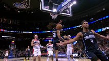 Anthony and Suggs re-enact the iconic LeBron/D-Wade dunk as Magic dominate Wizards