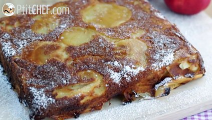 Gâteau invisible aux pommes