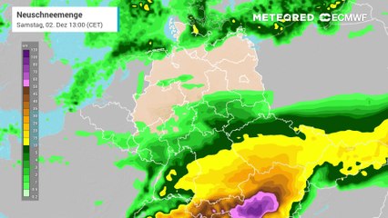 Schneemassen im Süden! Das wird heftig werden! Zeitweise könnten einige Regionen lahmgelegt werden!