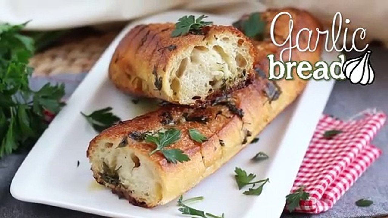 Garlic bread - video recipe !