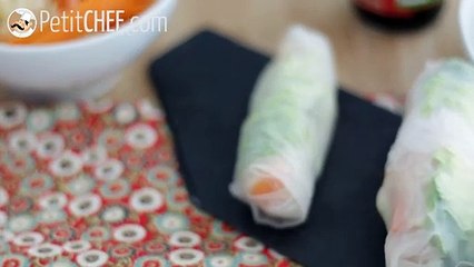 Fresh spring rolls - video recipe !