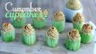 Cupcakes with cucumber and hummus - video recipe !