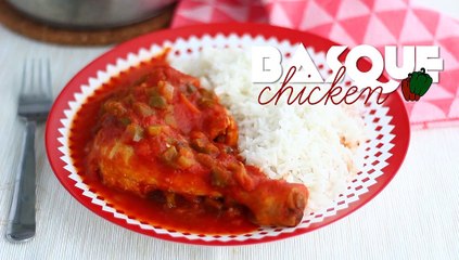 Basque chicken with peppers - video recipe !