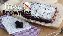 Vegan brownies, egg and dairy free - video recipe!