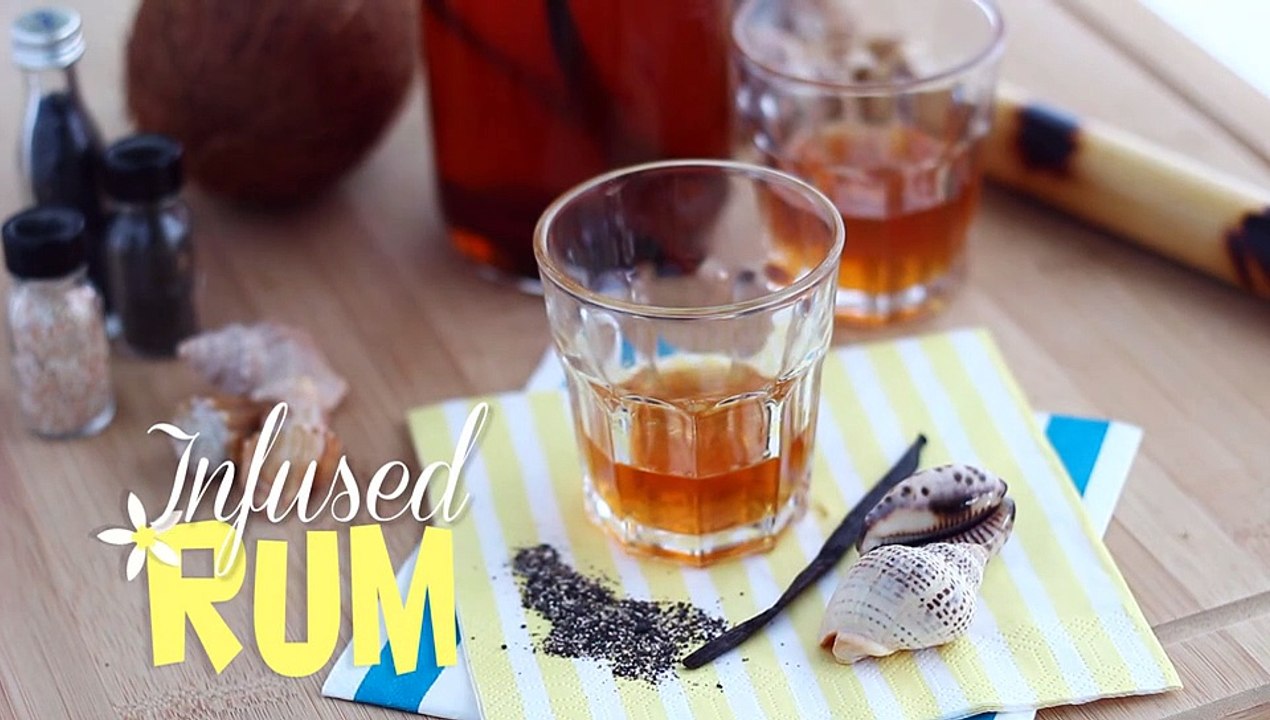 Vanilla cinnamon infused rum
