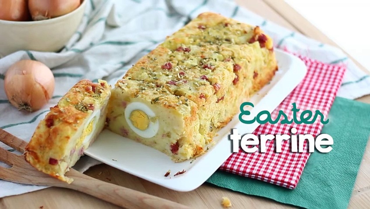 Easter potato terrine