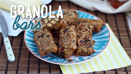 Energy granola bars - video recipe!