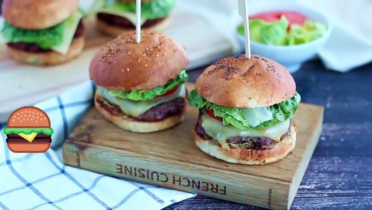 Easy and quick homemade burger