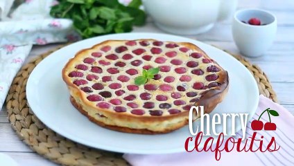 Cherry clafoutis, an ultra-melting classic