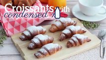 Condensed milk croissants