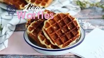 Traditional liège waffles