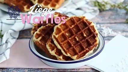 Traditional liège waffles