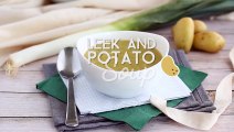 Leek and potato soup easy and quick