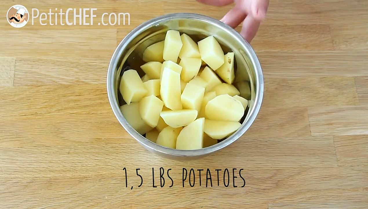 Homemade simple mashed potatoes