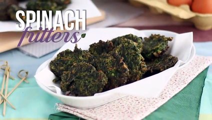 Easy spinach fritters