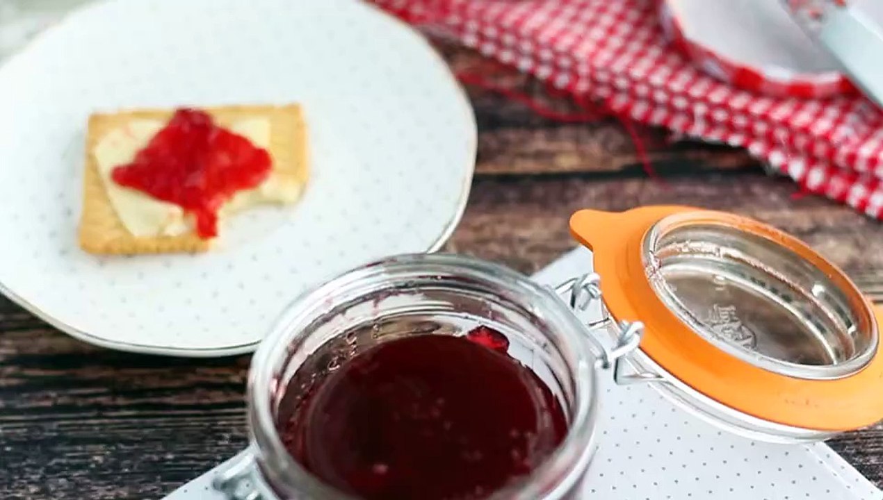 Homemade plum jam