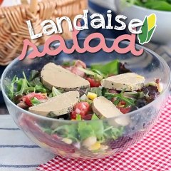 Landaise salad with foie gras (périgourdine salad)