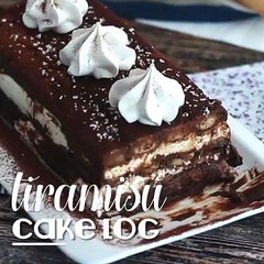 Delicious Tiramisu Yule Log Recipe 🎄 – Step-by-Step Guide