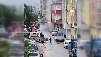 Bursa'da korkutan patlama! Az kalsın mahalleyi havaya uçuracaktı