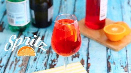 Spritz, the famous italian cocktail with aperol