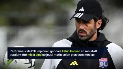 OL - Fabio Grosso mis à pied