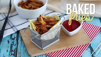 Crispy baked fries