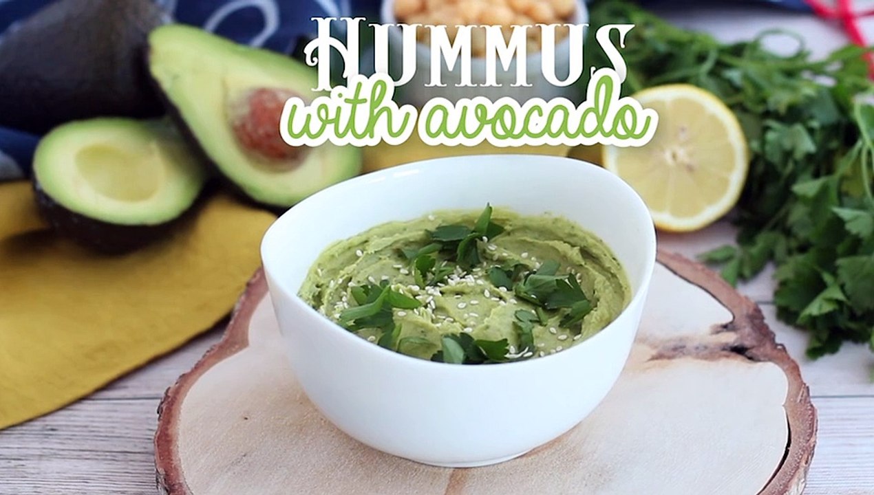Avocado hummus with a twist