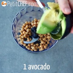 Avocado hummus with a twist