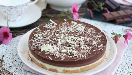 Extra creamy triple chocolate cake