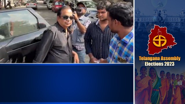 Telangana Polling 2023 ఓటు వేసిన హాస్య నటుడు బ్రహ్మానందం| Telangana Elections | Telugu OneIndia