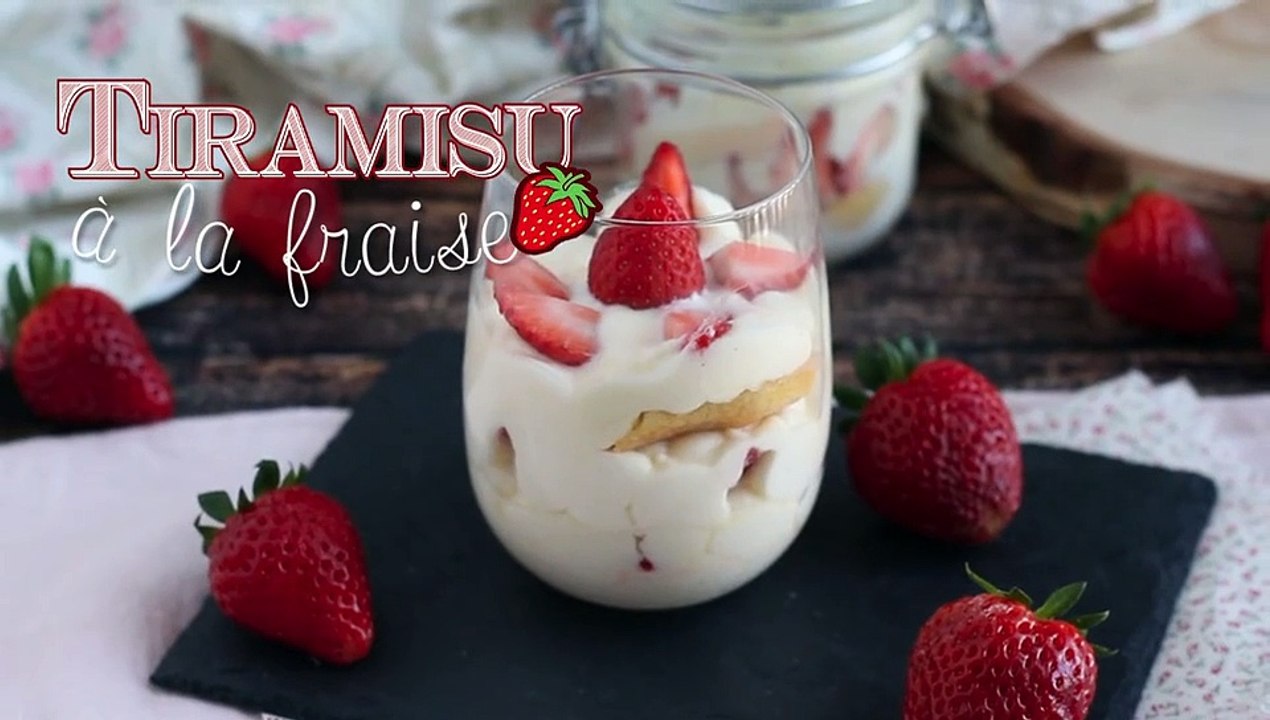 Erdbeer-tiramisu-gläser
