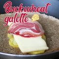 Buckwheat galette with raclette cheese