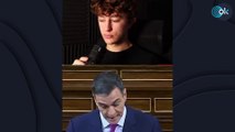 Un joven influencer critica la política fiscal de Pedro Sánchez