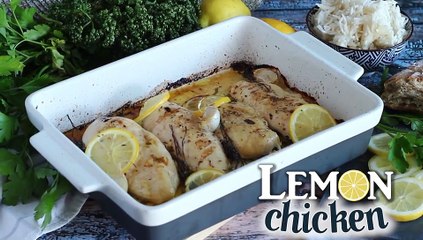 Baked lemon chicken