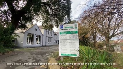 Town Council offers funding to help keep Tenby Library open for the community