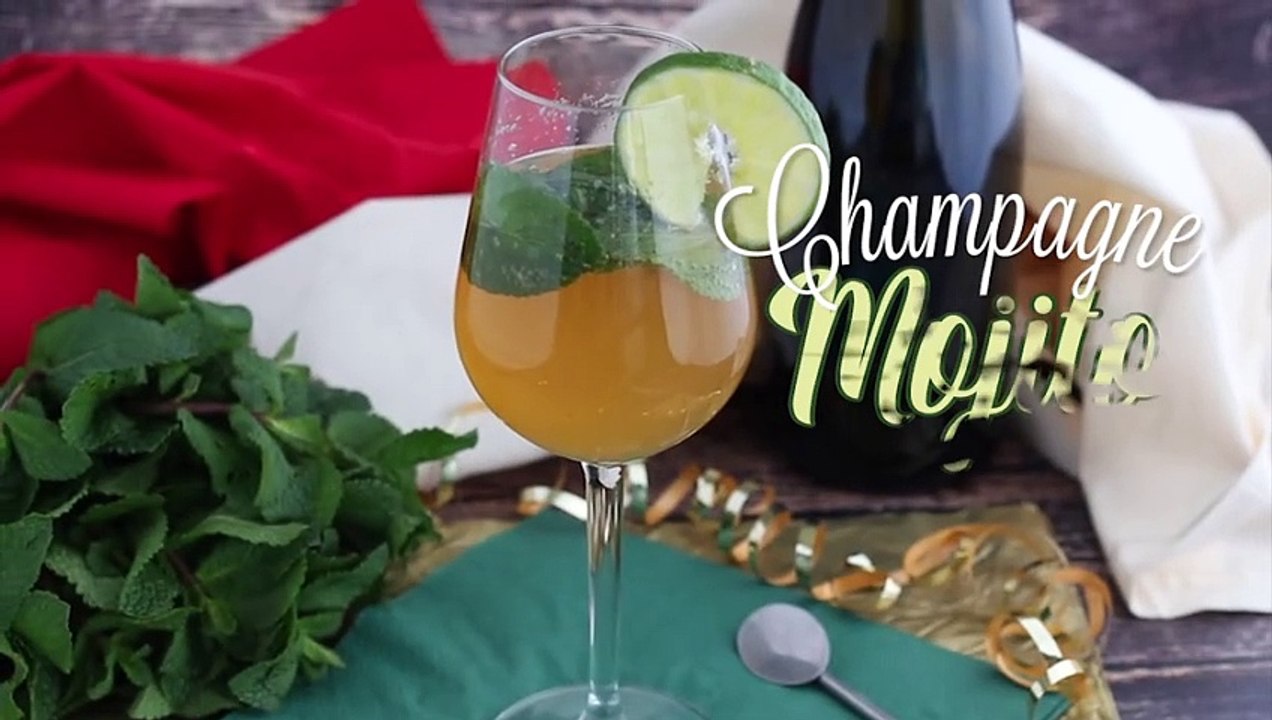 Champagne mojito
