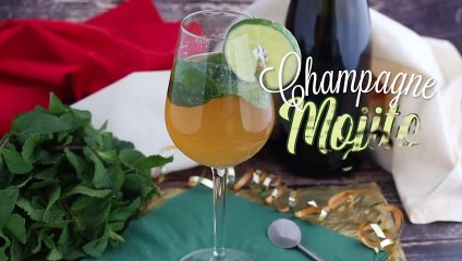 Champagne mojito