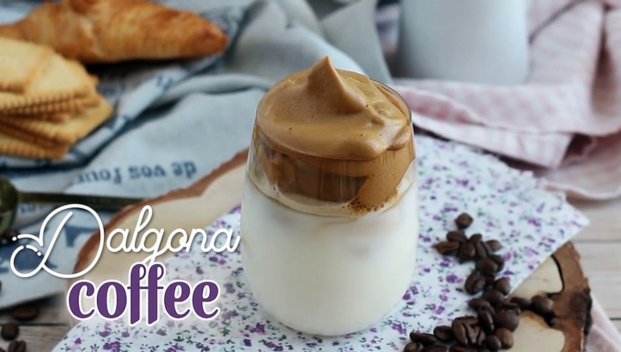 Dalgona coffee mousse