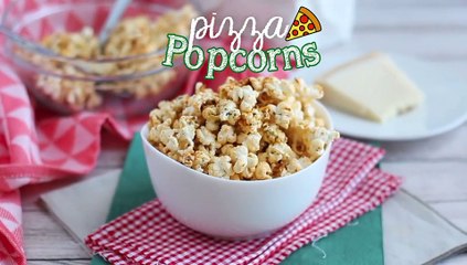Pizza-flavored popcorn