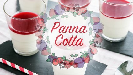 Panna cotta à la vanille et son coulis de framboises