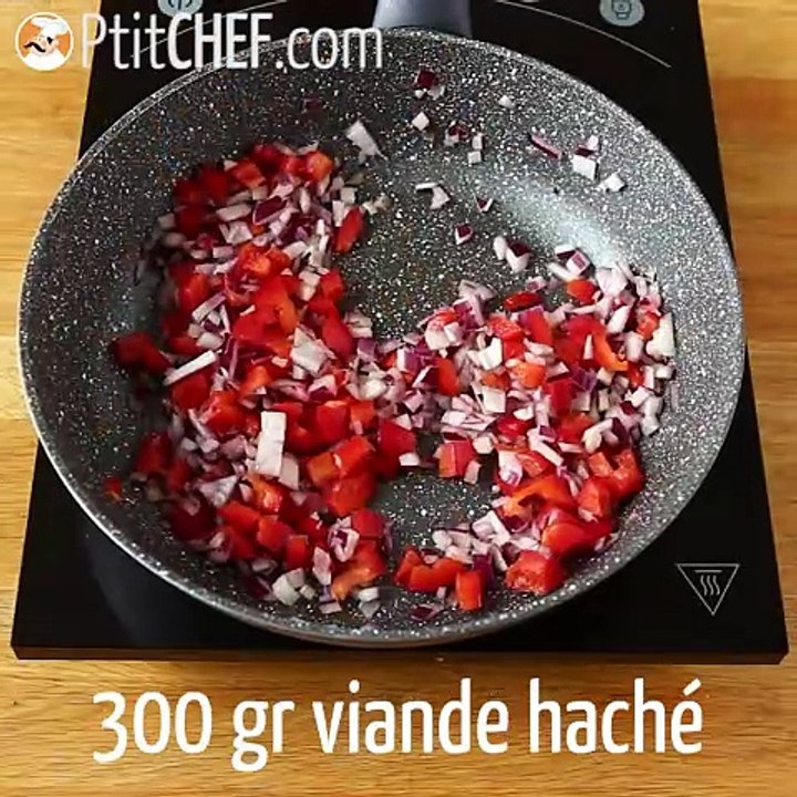 Samosa-tacos mit hackfleisch