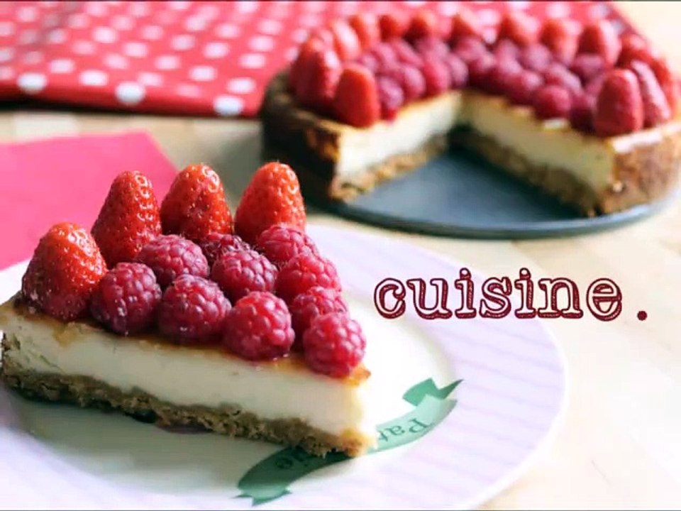 Cheesecake fraises et framboises