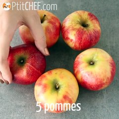 Apfelkuchen mit zimt und nüssen